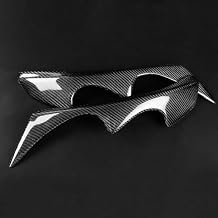 Carbon Fiber Car Front Headlight Eyelids Eyebrow Trim Cover Compatible with Audi TT Mk1 Coupe Roadster 1998-2006