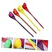 Gogogmee 4set Wooden Balance Relay Race Girl Egg and Spoon Outdoor Playing Fun Training Tool for Balance Development Colors for Parties and Contests