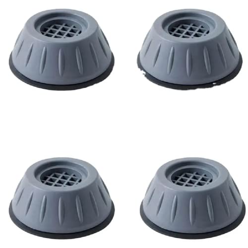Image of Anti Vibration Washing Machine Pads Set of 4 | Rubber Foot Pad for Furniture | Multi Purpose Pad Ant Skid Pads