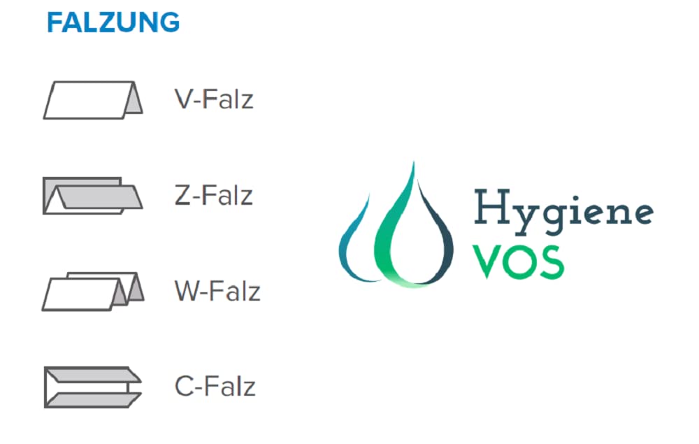 Hygiene VOS Papierhandtuchspender für Zickzack Lagenfalz Interfold Papierhandtücher, 100% recycelter Kunststoff, für Falthandtücher zur Einzelblattentnahme, weiß