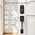 Hornbill WiFi Smart Deadbolt Lock: Front Door Lock Set Keyless Entry with Handle, Smart Locks for Front Door, Alexa Compatible, Fingerprint Keypad Deadbolt, Touchscreen,App Remote Control, Matte Black