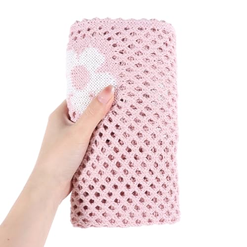 Image of Ovida Crochet Tote Bag Mesh Beach Bag Fairycore Hobo Bag Fairy Grunge Aesthetic Shoulder Bag Y2k Purse for Women Girls
