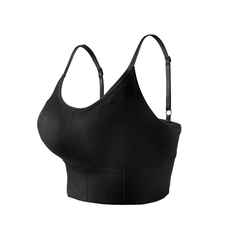 lalabra Seamless Padded Sports Bra for Women Free Size Pack of 1 Size 28-32-picture-48