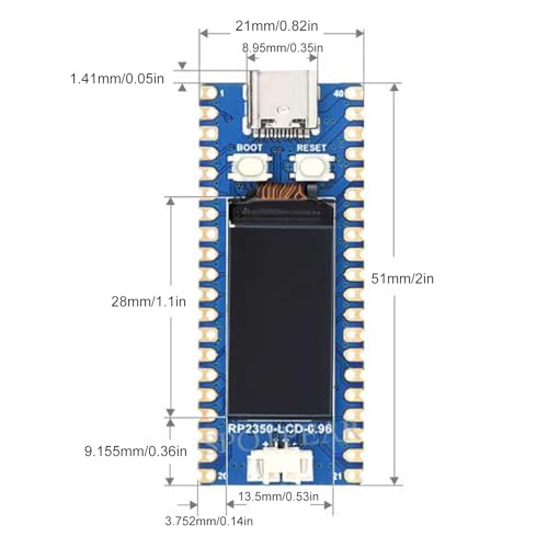 Controla tus proyectos sin pantallas externas usando el microcontrolador RP2350A con LCD 4
