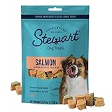 Stewart Single Ingredient Freeze Dried Raw Dog Treats, Wild Salmon, 2.75 Ounce, Approx. 55 Pieces per Resealable Pouch, Training Treats or Meal Topper, High Protein, Grain Free, Gluten Free