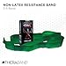 THERABAND CLX Resistance Band with Loops, Fitness Band for Home Exercise and Full Body Workouts, Portable Gym Equipment, Gift for Athletes, Individual 5 Foot Band, Green, Heavy, Intermediate Level 1