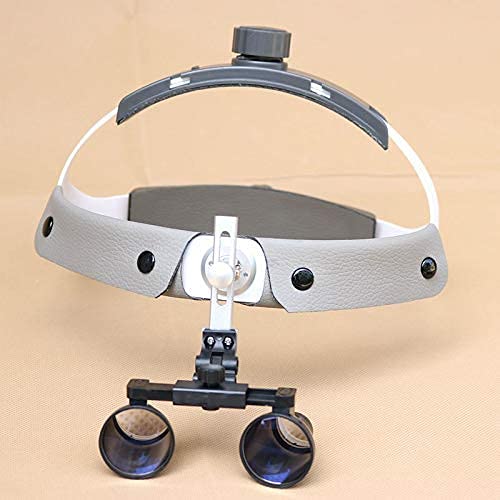 Lupas De Aumento 3.5X Y Lupas Binoculares con Diadema De Cuero Y Linterna Frontal Led para Embarcaciones. Distancia De Trabajo: R 420 Mm Fauay