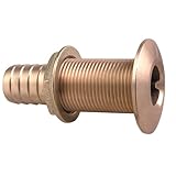 MPN: 0350008dpp PERKO 1 – 1/2 \"Thru-Hull Fitting F/Manguera de Bronce Fabricado en los Estados Unidos
