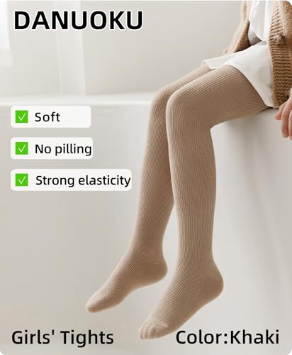 Girls Tights Cotton Cable Knit Tights Toddler Winter Cotton Pantyhose Thick Cotton Stockings Pantyhose for 1-10 years2