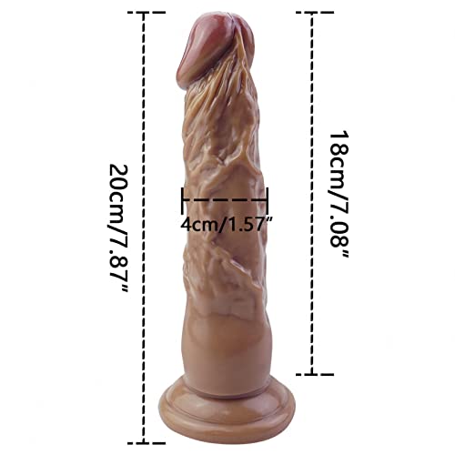 7.87inch smooth cosplay Healthy and safe use Surreal suitable for all occasions ergonomics with Powe