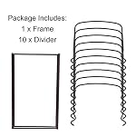 Toplife 10+ Bakeware Organizer Rack for Kitchen Bakeware, Cookware, Dinnerware, Cutting Boards, Plates, Pot and Pan Lids (Brown) - Image 6