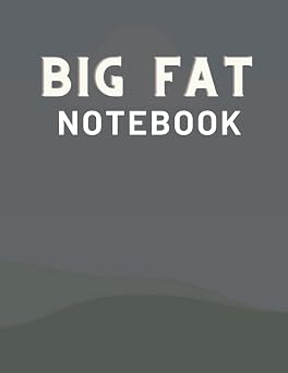 Big fat Notebook Big fat Notebook; A 590 college ruled white paper planner, journal/Notebook. A 8.5x11 multi-purpose daily notebook which can use ... list & more. It has black matte cover design.