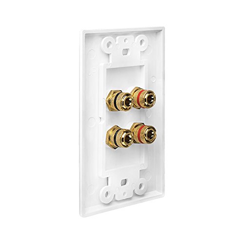 Placa de pared para parlantes WP4 OSD Audio blanca miniatura 3