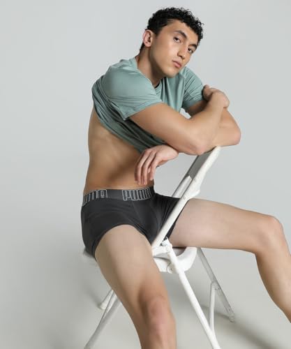 Image of Puma Men's Cotton Classic Solid Trunks