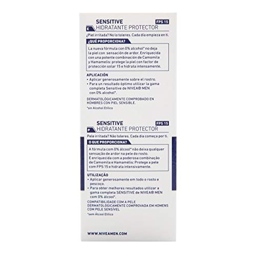 Men sensitive hidratante protector Nivea Protection solaire - vue 6