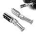 WOWTK Passenger Footpegs with support mounting Kit for Harley Softail 2018-2025 Deluxe Fat Boy Heritage Sport Glide Softail Slim Street Bob Breakout Low Rider models,Chrome