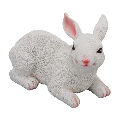 Gavigain Animal Model Ornaments Bunny Statue Garden Decor Sculpture Statue, Crafts for Balcony Decoration