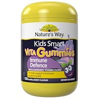 Nature's Way Kids Smart Vita Immune Defence 120 Gummies, immune support for kids 2+, easy-to-take gummies, supports immune health daily