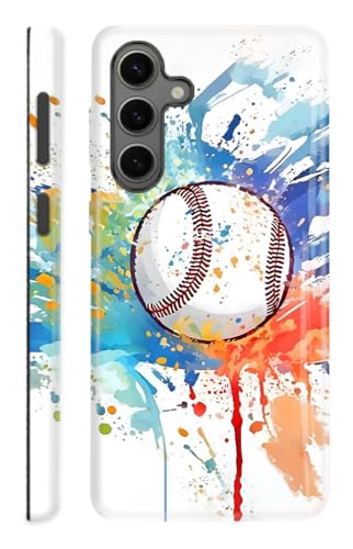 Compatible with Samsung Galaxy A17 5G Case,Case for Samsung Galaxy A17 Double-Layer Full Body Drop Protection,Baseball Sport