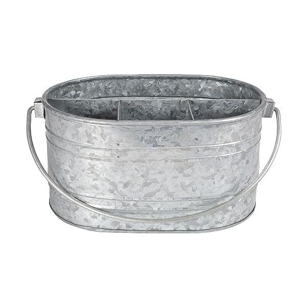 CLEENTABLE utensil caddy for parties, utensil caddy for countertop, kitchen utensil caddy, plate and utensil caddy - picnic utensil caddy, kitchen utensil caddy for countertop - 10 Inches (Grey)