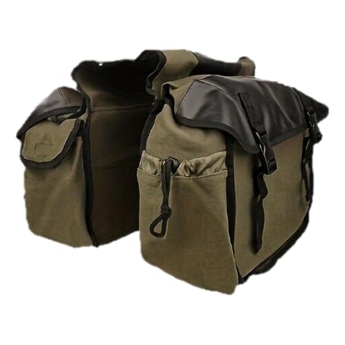 Sac de selle de vélo en toile imperméable pour le rangement de voyage
