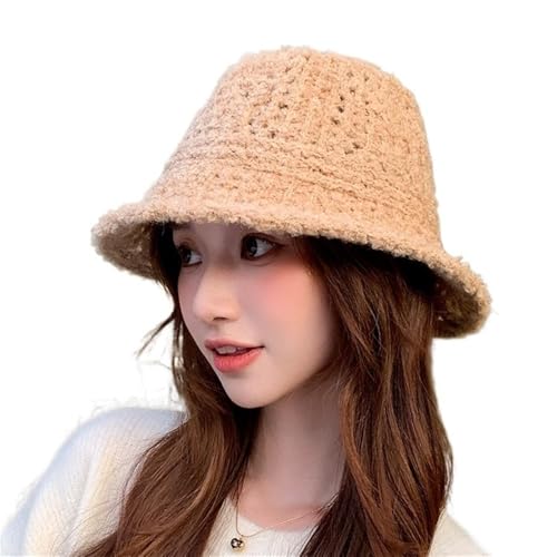 Bob en tricot doux pour femme | Chapeau de pêcheur d'hiver chaud