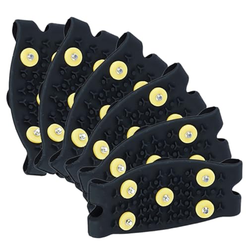 COLLBATH Snow and Ice Crampons Anti-Slip Shoe Covers Gripper Spikes for Outdoor Sports