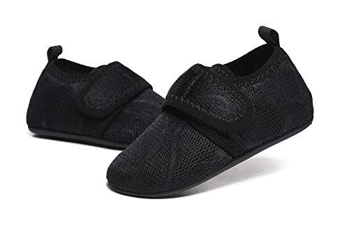 Zooyung Toddler Baby House Slippers Shoes Home Bedroom Family Household Anti-Slip Indoor For Kids Boys And Girls(Zy-Ts2236Black23) #TOP3