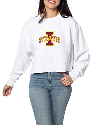 Image of chicka-d NCAA womens Corded Boxy Pullover