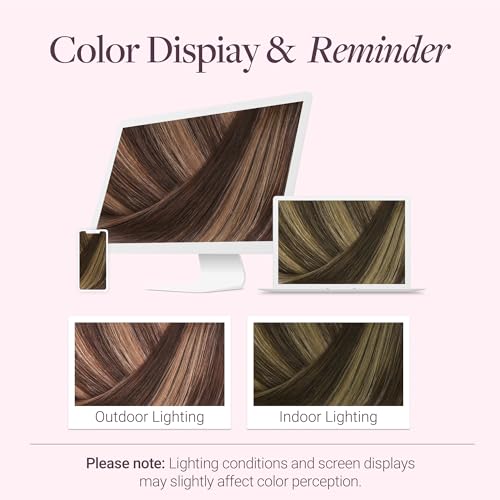 Image of GOO GOO Clip in Hair Extensions Real Human Hair Balayage Remy Extensions