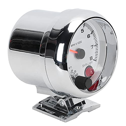 Tacómetro de gasolina 12V para viajes de carretera con pantalla transparente para 4, 6 y 8 cilindros 3