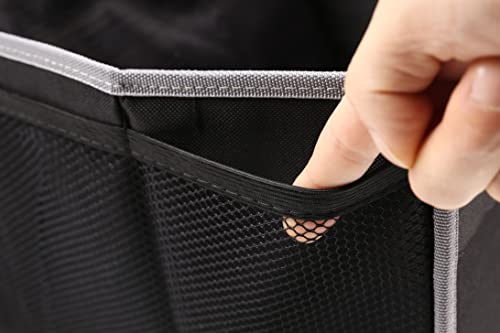 Car Trunk Organizer ,Adjustable Securing Straps, Collapsible Multi Compartment Car Organizer For Trucks, Cars, Suvs And Groceries -Universal. #TOP5