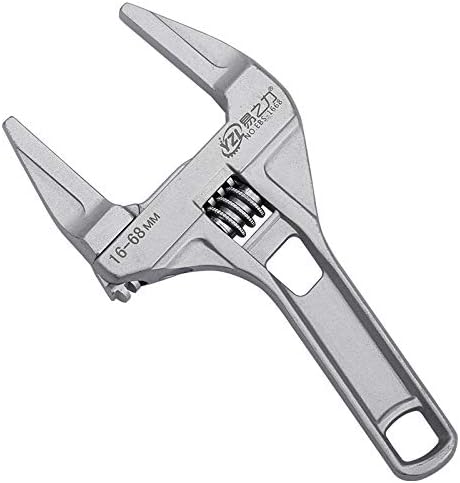 Adjustable Wrenches Open-End Wide Jaw Spanners Wrenches 16-68mm Shifting Spanner Shank Plumber Bathroom Hand Tool Aluminum Alloy (General)