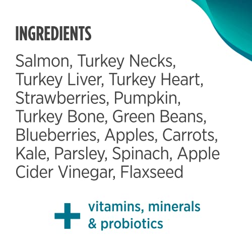 Nulo Freeze Dried Raw Dog Food For All Ages & Breeds: Natural Grain Free Formula With Ganedenbc30 Probiotics For Digestive & Immune Health - Salmon & Turkey With Strawberries - 5 Oz Bag #TOP6