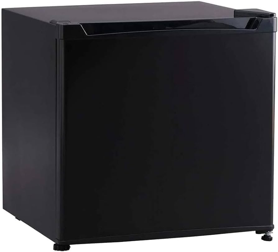 Amazon | 冷蔵庫 46L ブラック 幅 47cm 直冷式 1 ドア 右開き 新生活