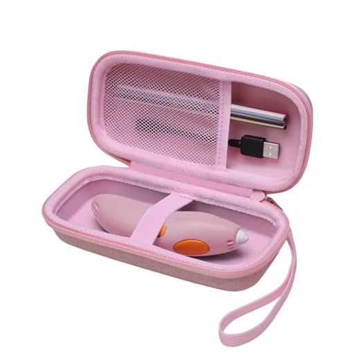 XANAD 3D Pen Case Compatible with 3Doodler Start+ Essentials/Scrib3D P1 Advanced/MYNT3D 3D Printing Pen for Kids, Pink