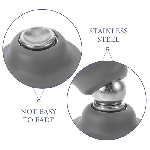 Soporte magnético para puerta de RV Toyvian con cinta de doble cara gris, pack de 5 3