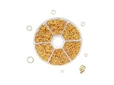 1051pcs O Ring Connectors Stainless Steel Quality Jump Rings Metal Open Jump Rings Set 304 Stainless