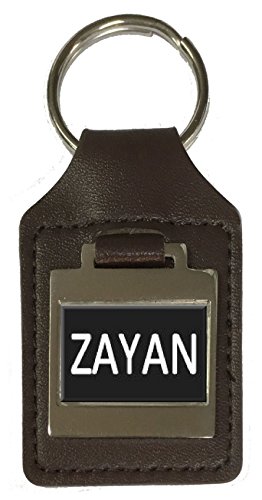 Porte-clés en cuir Zayan personnalisé avec nom un accessoire d'exception fait pour durer