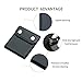 Seat Belt Adjuster Positioner Clips - DYKEISS Comfort Universal Auto Shoulder Neck Strap Safety Positioner, PU Leather Vehicle Car Seatbelt Locking Covers for Kids Adults, 2 Pack (Black)