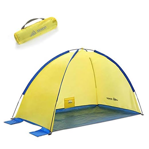 Tienda de campaña SEMOO para Playa, Refugio para el Sol, antiUV, portátil, para Actividades al Aire Libre, Playa, Viajes, Familia, Adultos
