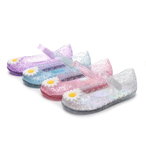Girls Jelly Sandals Summer Jelly Shoes Princess Sandals Sweet Flowers Girls Breathable Hollow Shoes Slippers2