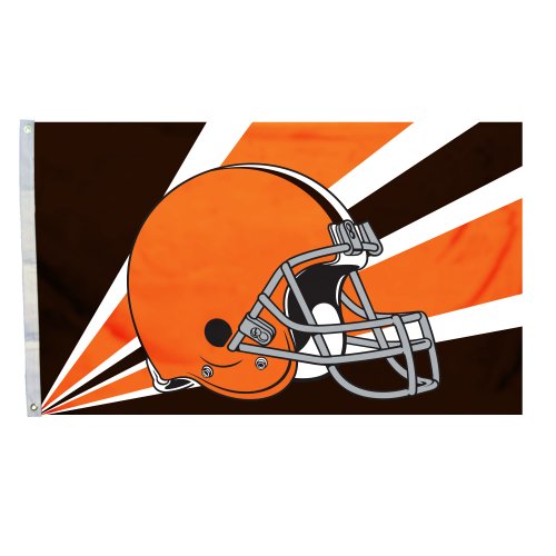 NFL Cleveland Browns 3-by-5 Foot Helmet Flag