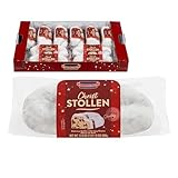 KuchenMeister Christ Stollen 500 g im 10er Pack | Saftiger veganer Stollen gefüllt mit Rosinen und kandierten Früchten | nach traditionellem Rezept | 10 x 500 g