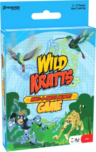 Wild Kratts Make A Match juego de mesa miniatura 4