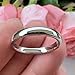 TUTISS 3mm White Tungsten Rings for Women Men Engagement Wedding Bands Domed Polished Comfort Fit Size 6