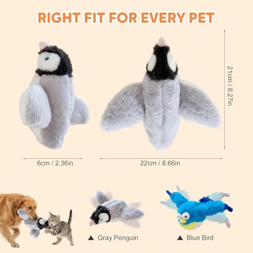 Jouet d'oiseau flottant électrique avec simulation réaliste pour chat - 3