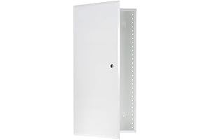 Legrand - OnQ Media Enclosure with Hinged Door, 28 Inch Metal Media...