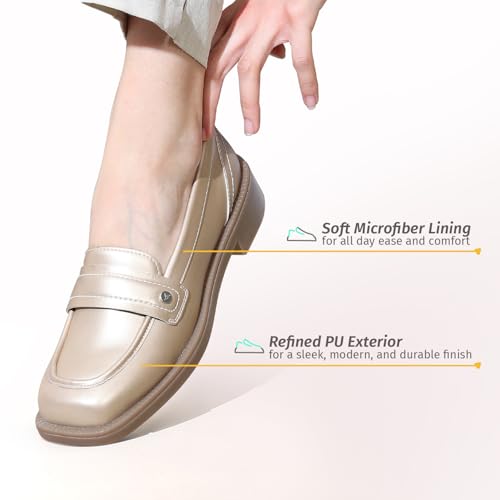 Image of YOHO Stella Loafers for Women | Comfortable & Stylish Bellies | Fashion Moccasins with Footpharma Footbed | Slip-on for Casual & Formal Wear | 002