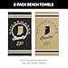 Northwest Purdue Boilermakers NCAA Homebreak Beach Towel 2 Pack 30 x 60 Inches